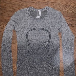 Grey lululemon long sleeve